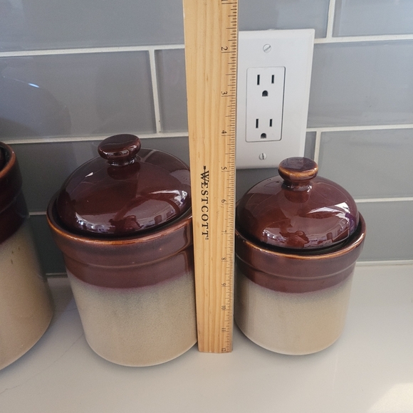 Vintage Sango Nova Brown canisters set of 4 **READ PLEASE** - Picture 10 of 10
